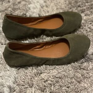 Olive Green Women's Flats
